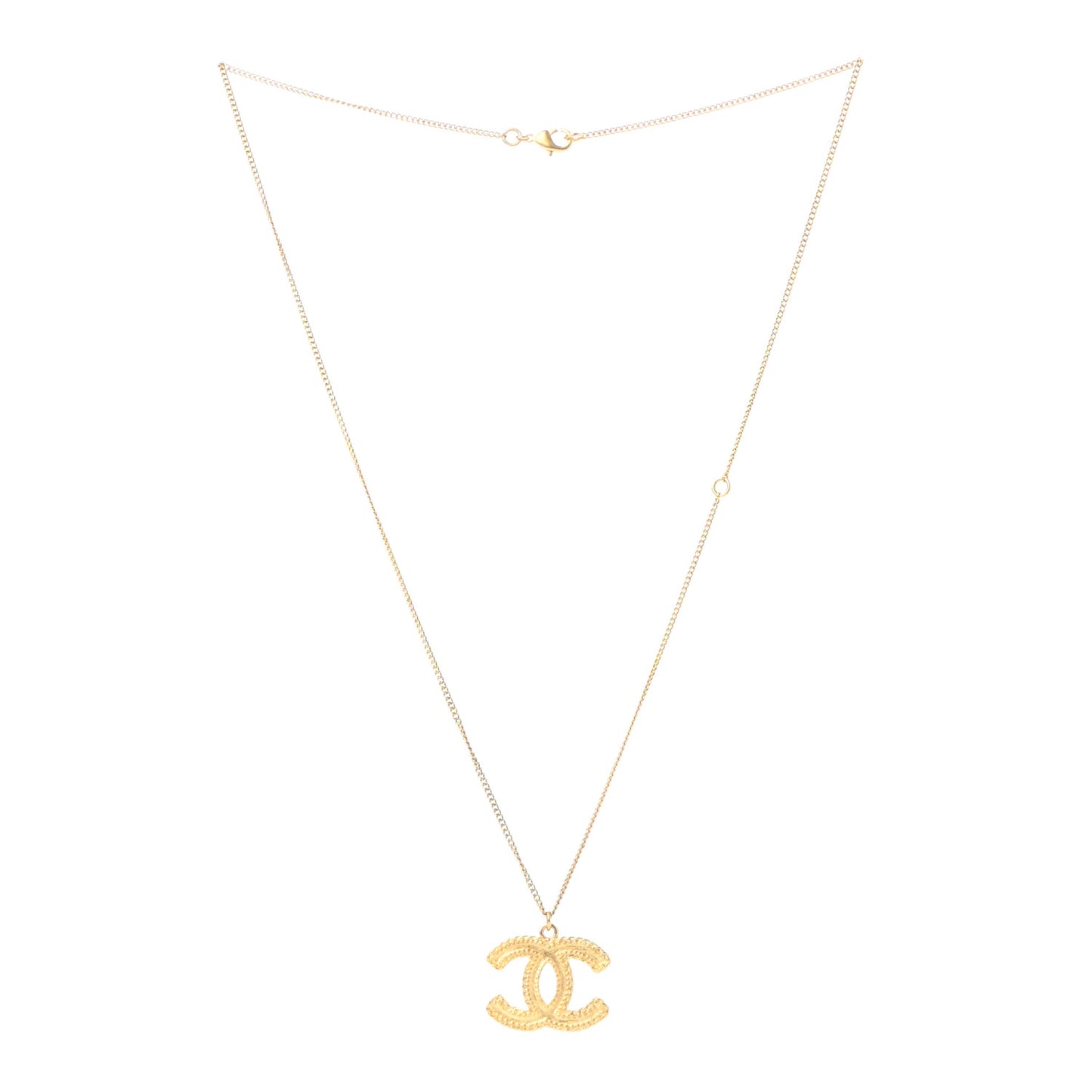 CC Necklace Matte Gold