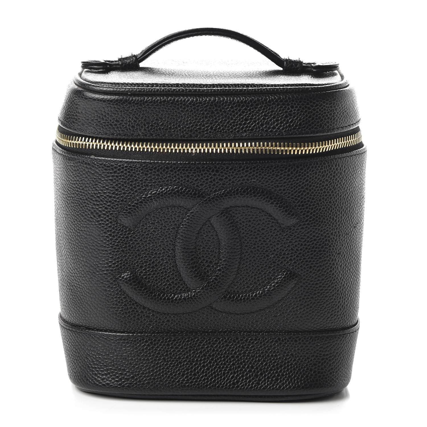 Chanel Caviar Vanity Cosmetic Case Black 1 of 11
