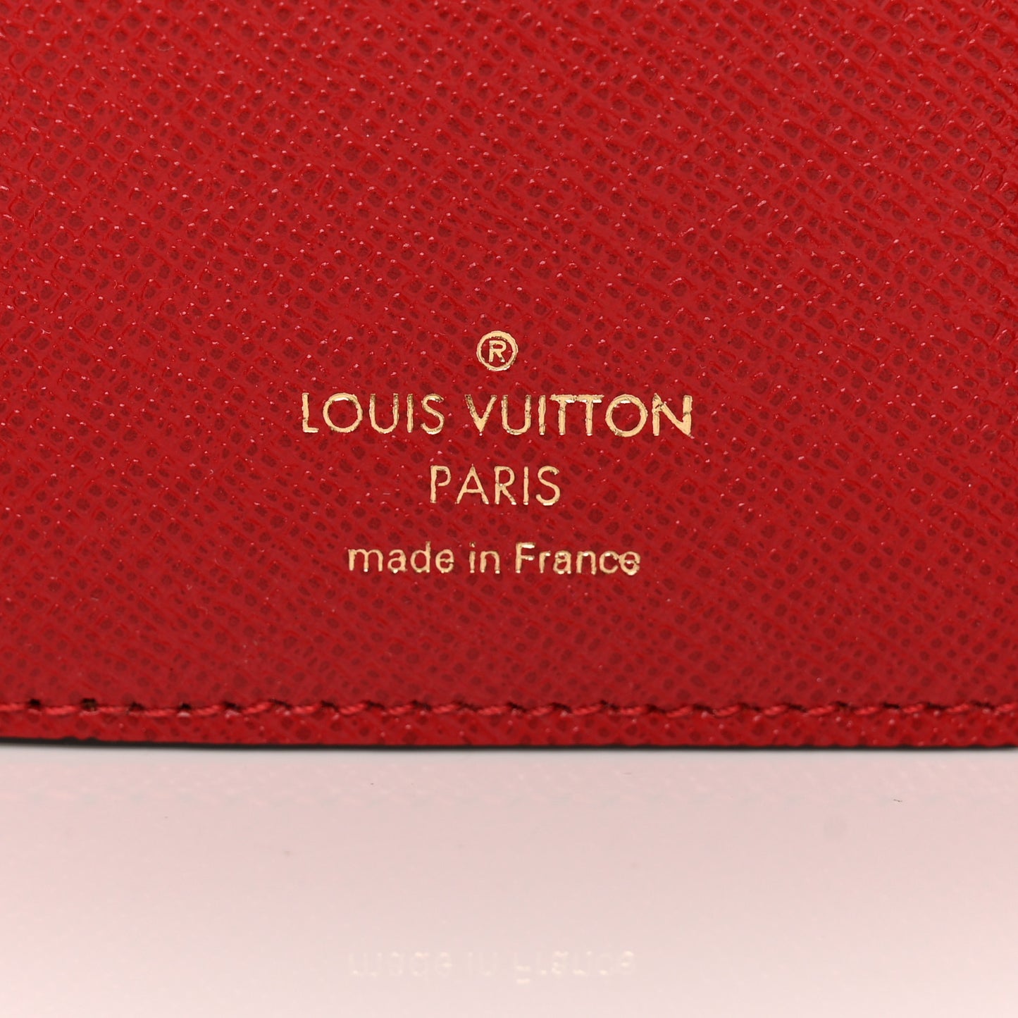 Damier Ebene Victorine Wallet Red