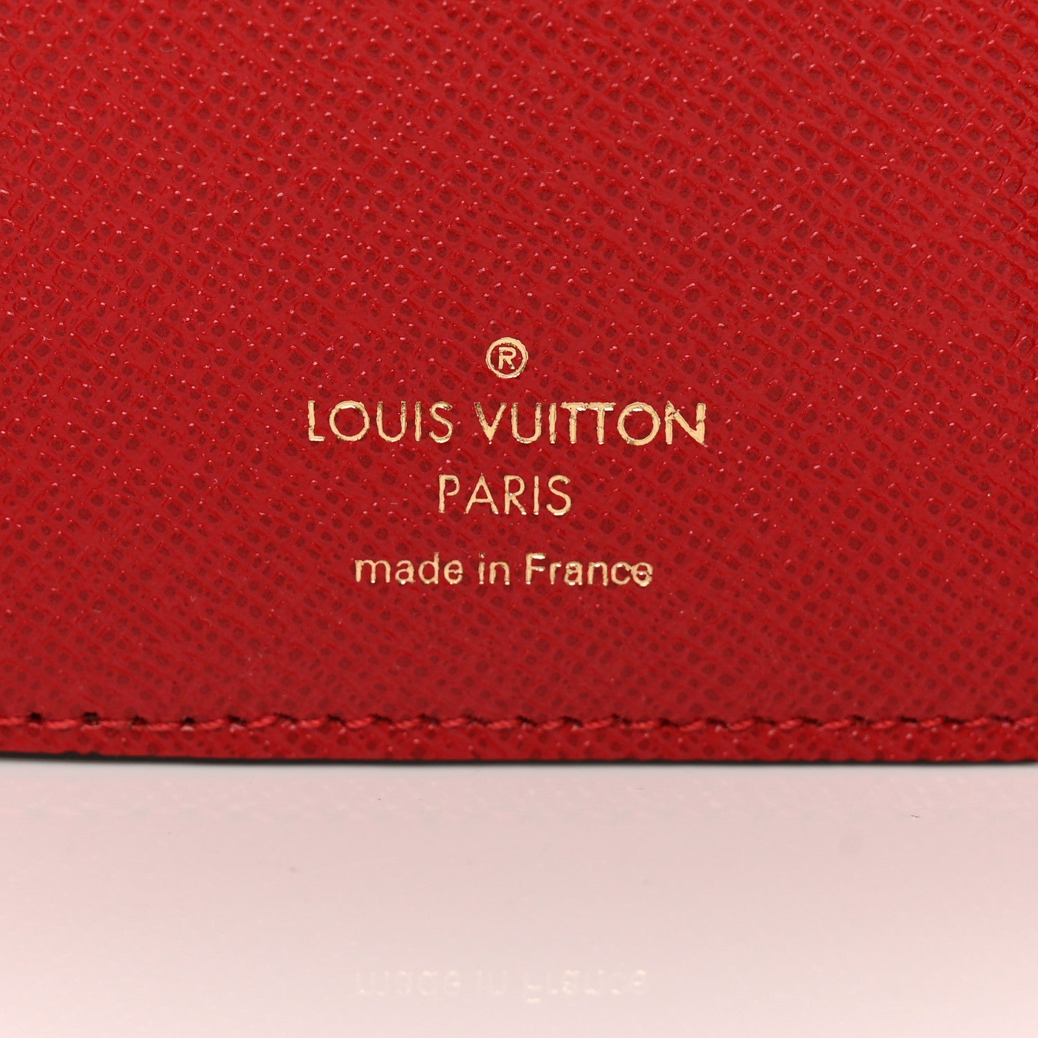 Louis Vuitton Damier Ebene Victorine Wallet Red 7 of 7