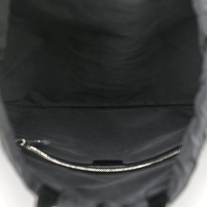 Gucci Soft GG Supreme Monogram Appia Calfskin Web Drawstring Backpack Black 6 of 10