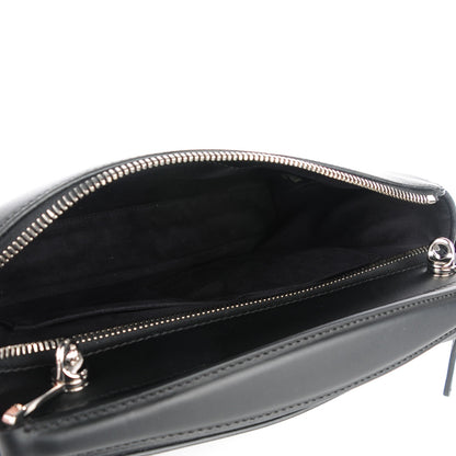Fendi Vitello Baltico Dolce DotCom Satchel Black Blue Royal 5 of 8