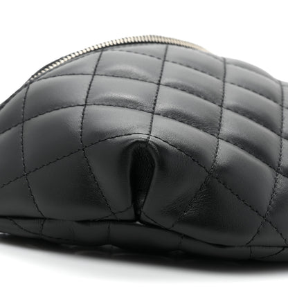 Chanel Calfskin Quilted Waist Belt Bag Black 9 of 11