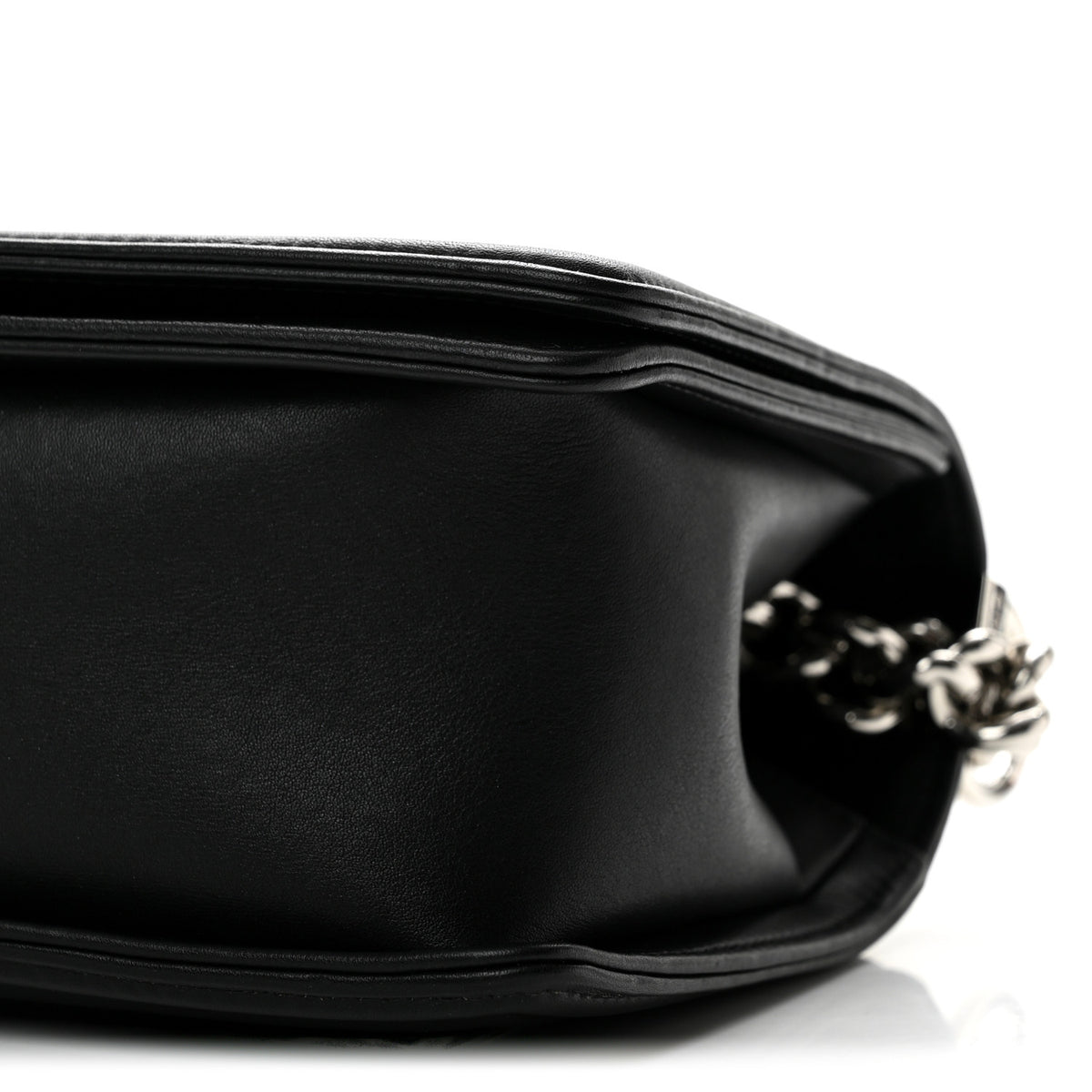 Calfskin Quilted Medium Boy Flap Black
