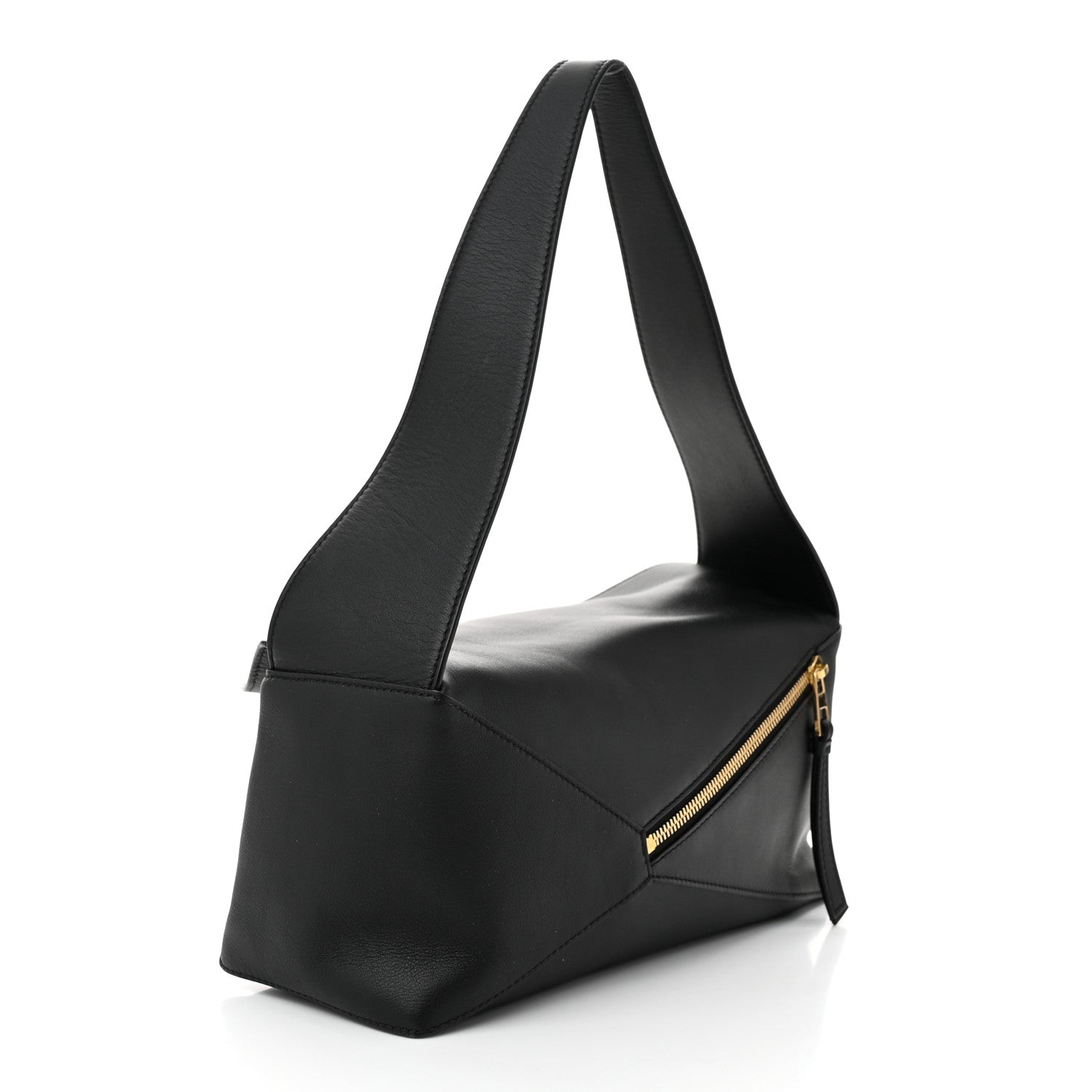 Loewe Calfskin Puzzle Hobo Black 3 of 10