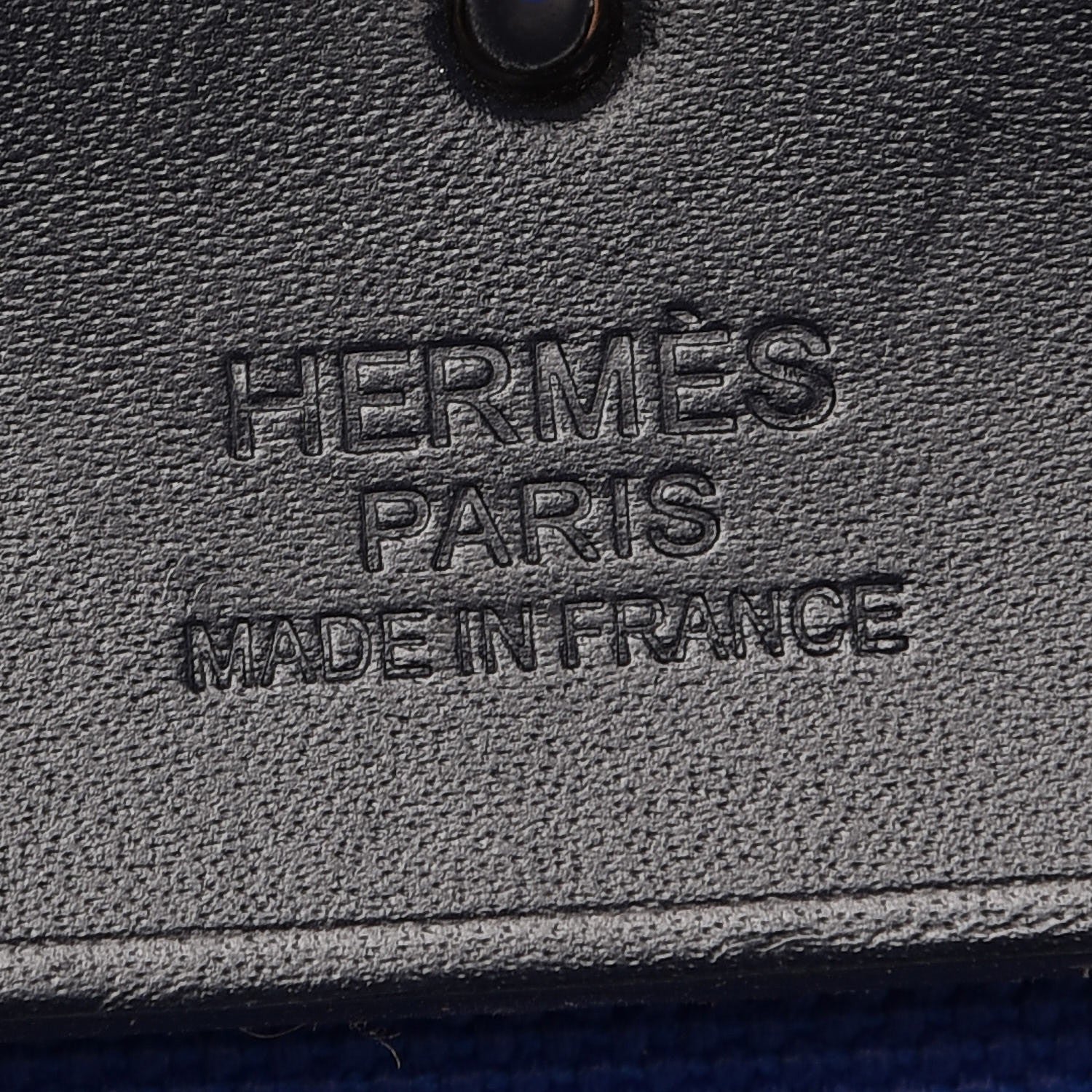 Hermes Toile Vache Hunter Herbag Zip 39 MM Bleu Electrique Bleu Indigo 6 of 7