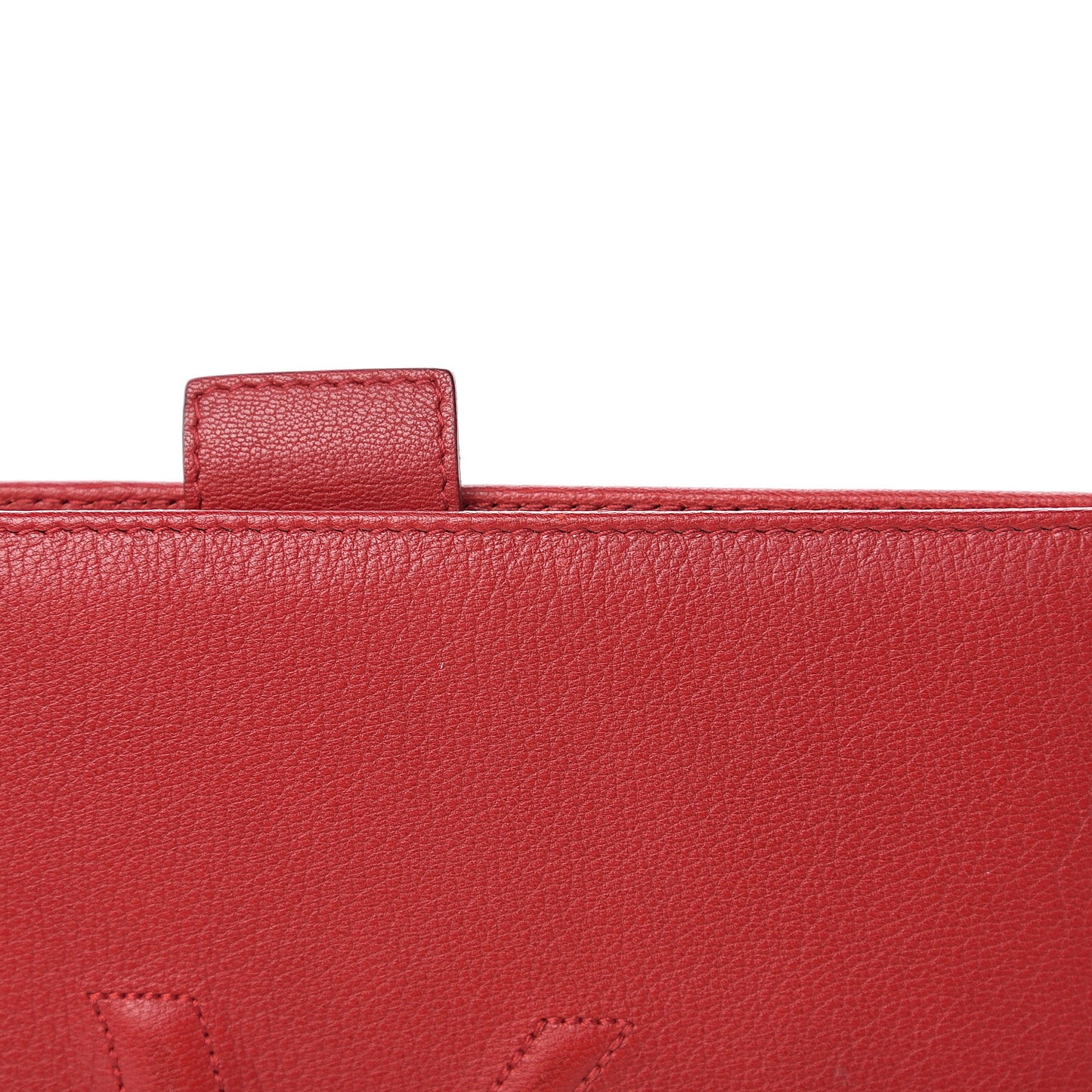 Calfskin Monogram iPad Case Red