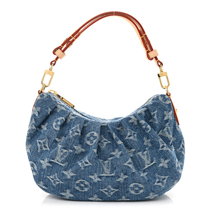 Louis Vuitton Monogram Denim Pochette Valley Blue 1 of 9