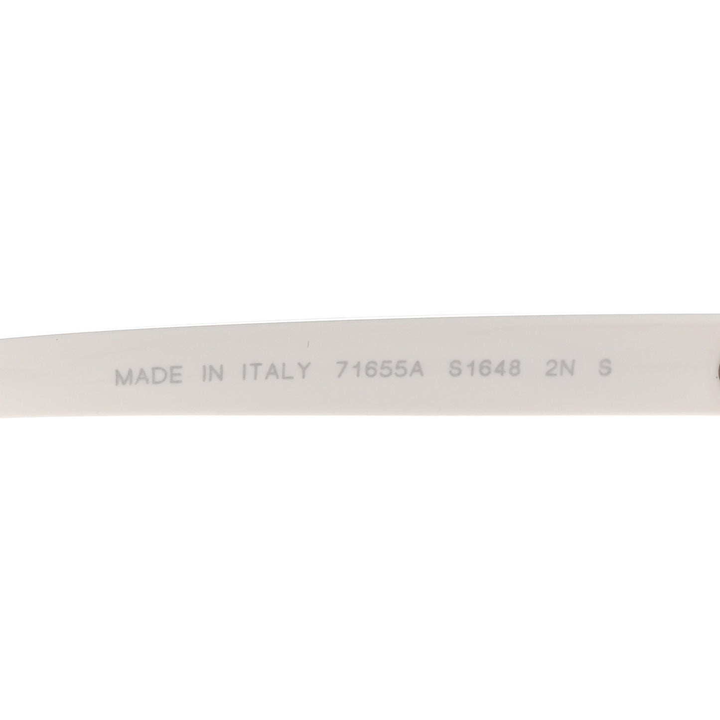 Acetate Shield Quilted Sunglasses 71655A White Red
