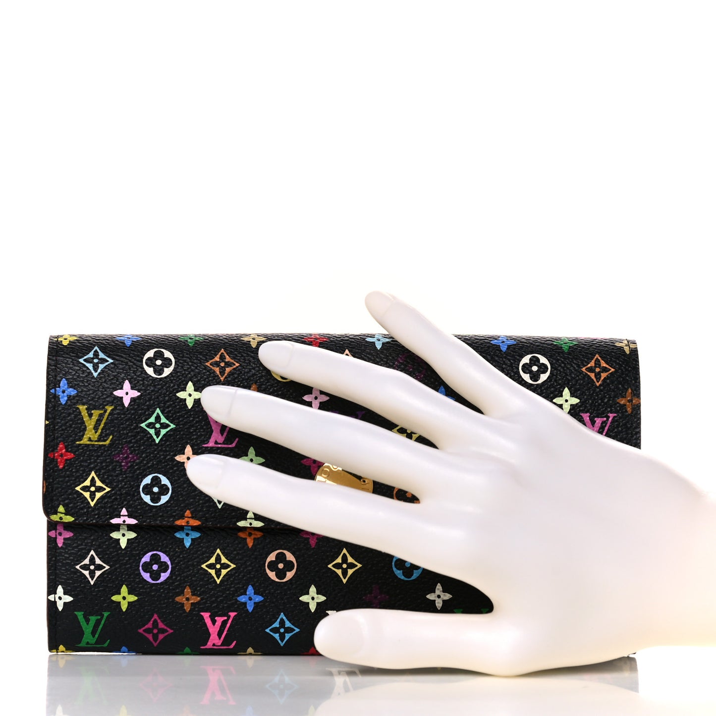 Monogram Multicolor Sarah Wallet Black Grenade