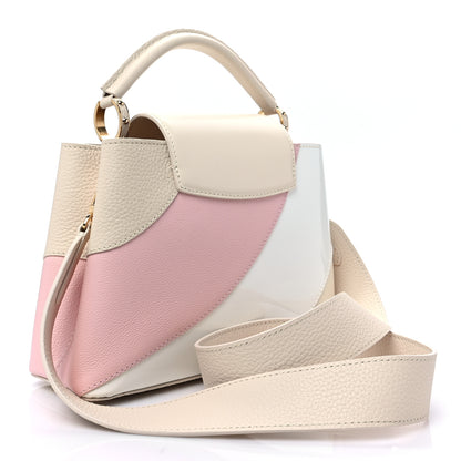 Louis Vuitton Taurillon Gelato Capucines BB Tonal Vanilla Beige 2 of 7