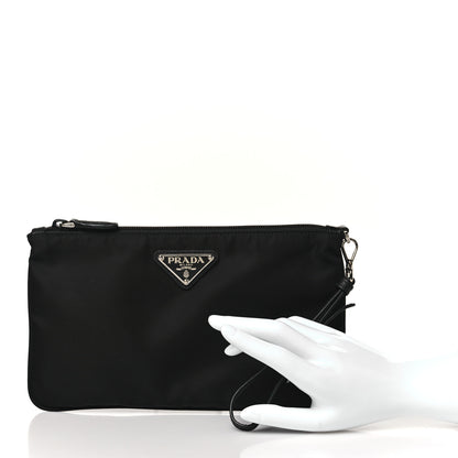 Prada Tessuto Nylon Vela Wristlet Black 2 of 10