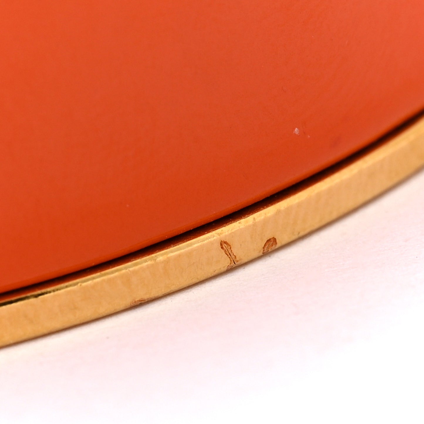 Enamel Wide Clic Clac H Bracelet PM Orange