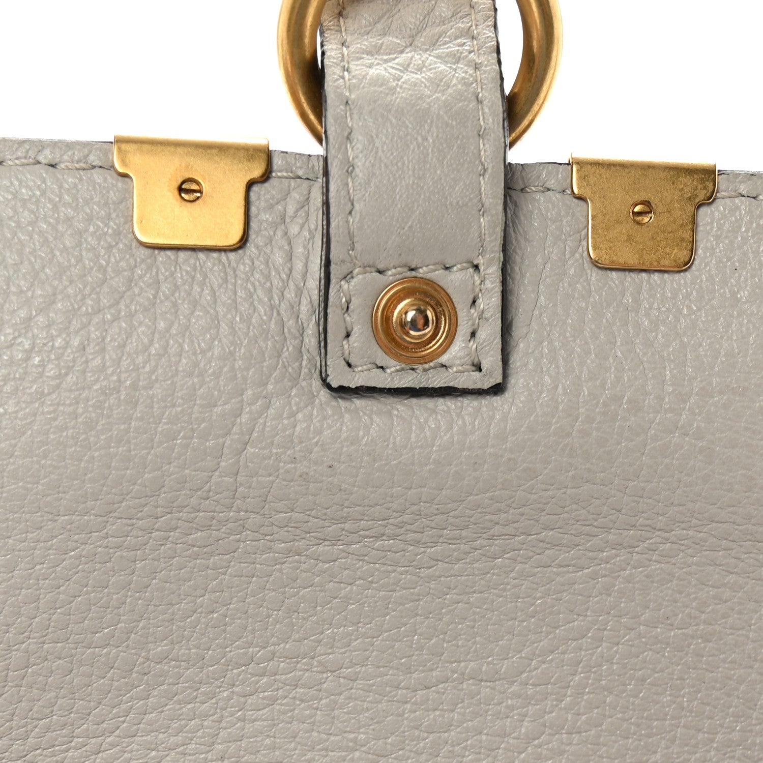 Chloe Calfskin Marcie Continental Flap Wallet Dove 5 of 8