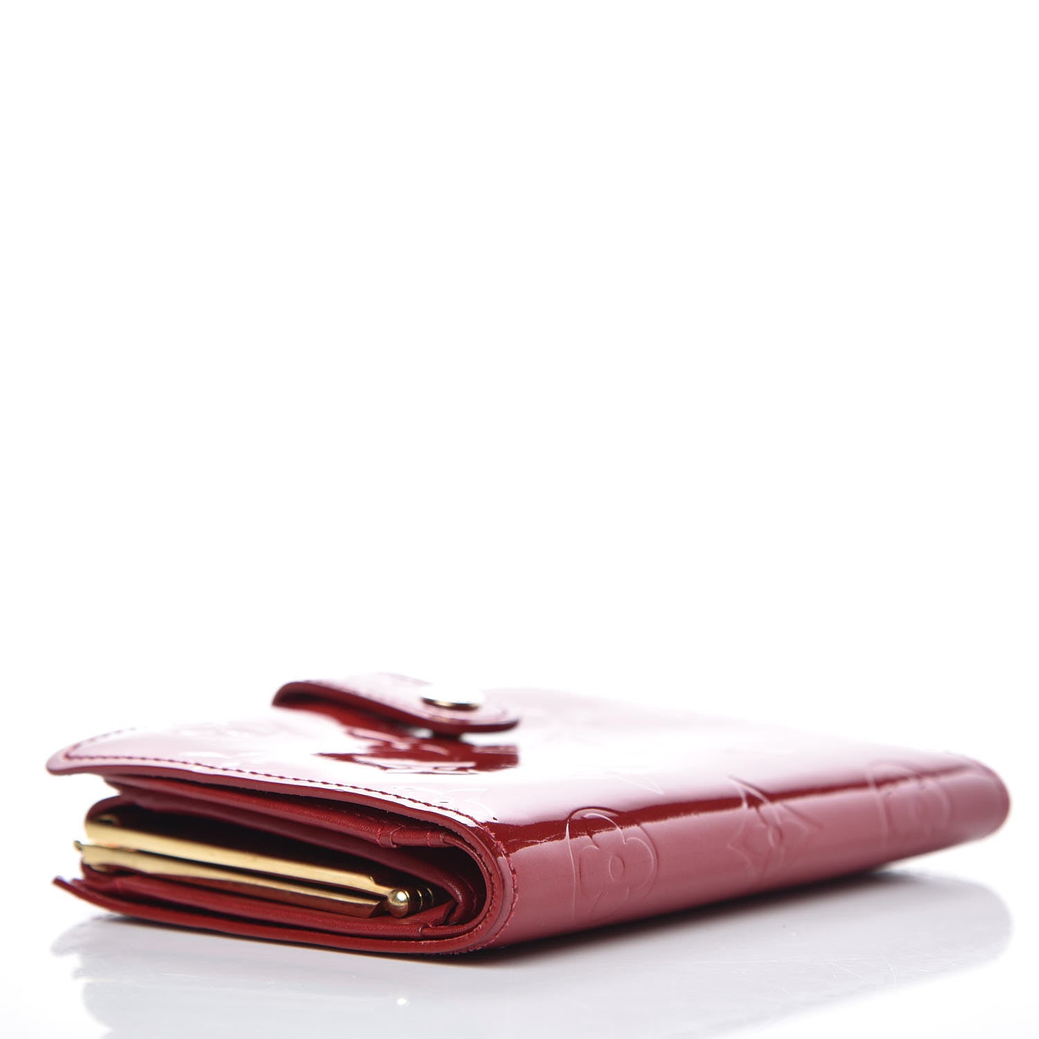 Louis Vuitton Vernis French Purse Wallet Pomme d'Amour 4 of 9