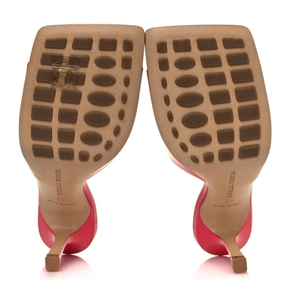 Bottega Veneta Lambskin Stretch Mule Sandals 38 Lollipop 5 of 8