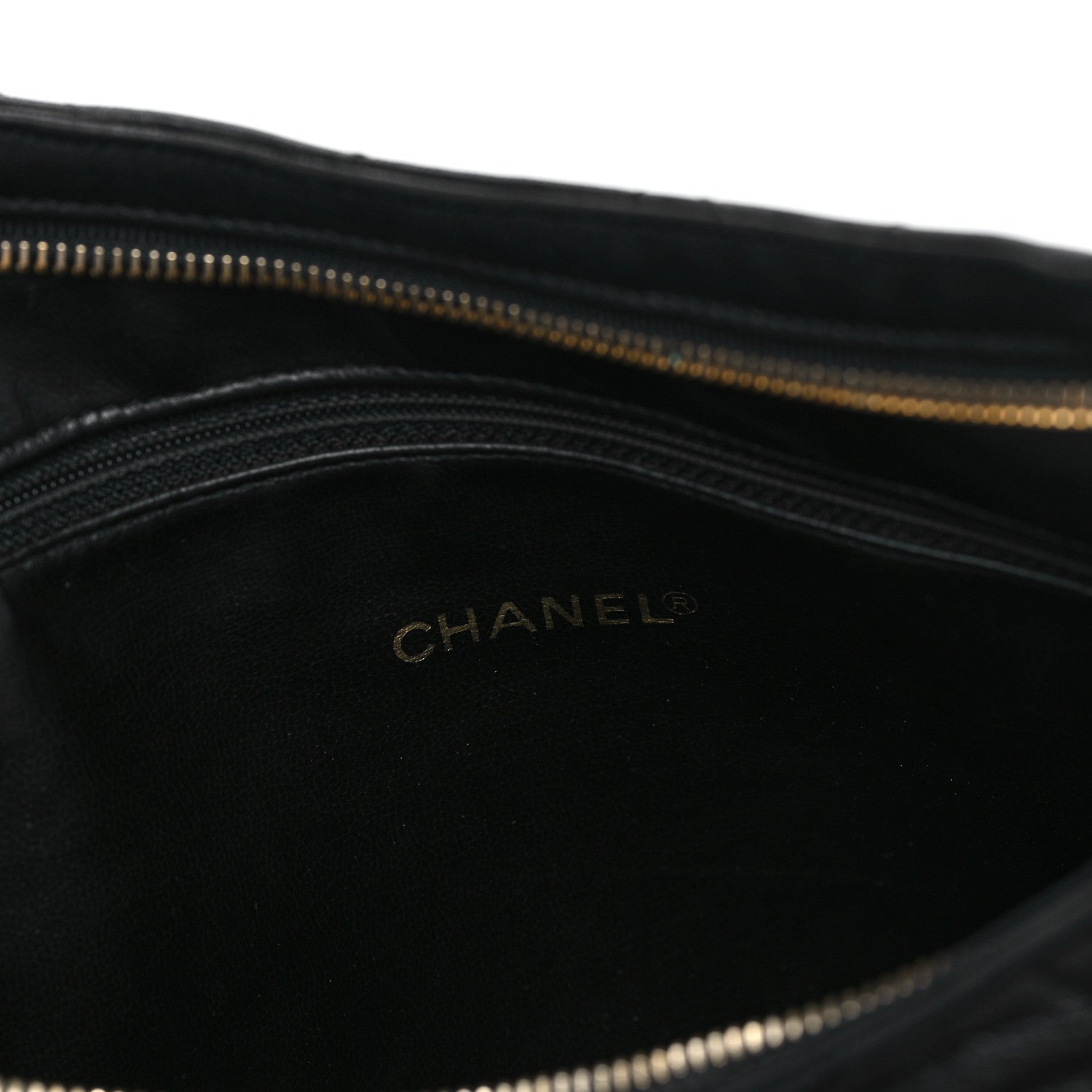 Chanel Lambskin Quilted CC Shoulder Bag Black 6 of 10