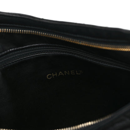 Chanel Lambskin Quilted CC Shoulder Bag Black 6 of 10