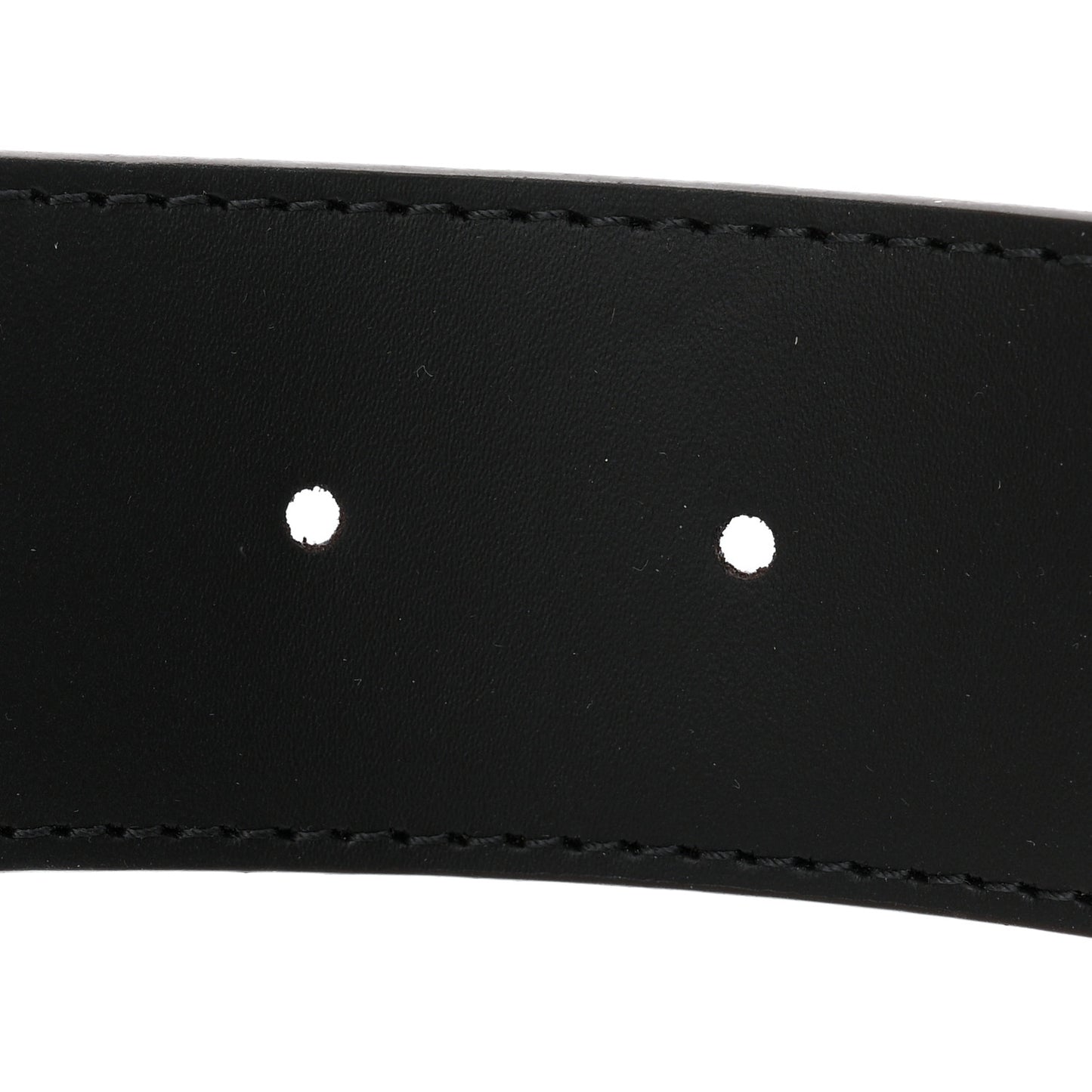 Calfskin Monogram 30mm LV Initiales Reversible Belt 110 44 Black