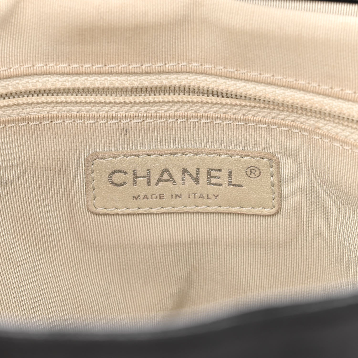 Chanel Washed Lambskin Quilted Large Chain Around Messenger Black 9 of 11