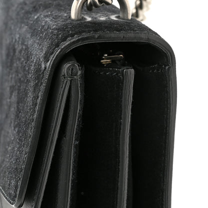 Gucci Suede Medium Dionysus Shoulder Bag Black 13 of 14