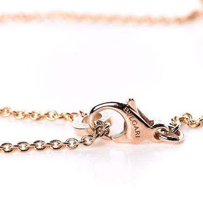 Bulgari 18K Rose Gold Black Ceramic B.Zero1 Pendant Necklace 5 of 6