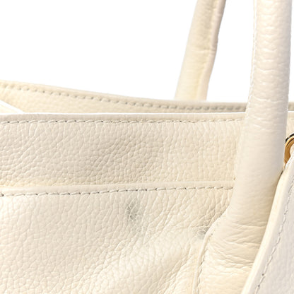 Chanel Calfskin Cerf Executive Shopper Tote White 20 of 22