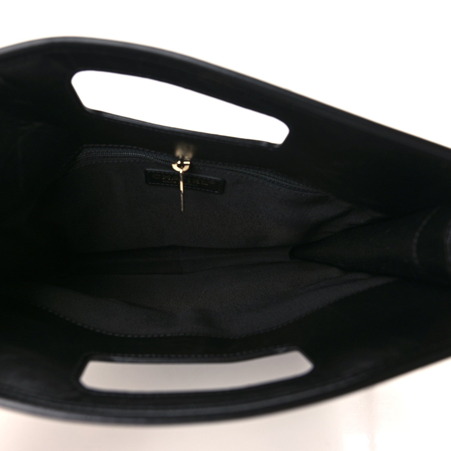Chanel Aged Calfskin Small Charms Shopping Bag Black 4 of 8