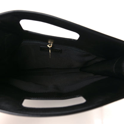 Chanel Aged Calfskin Small Charms Shopping Bag Black 4 of 8