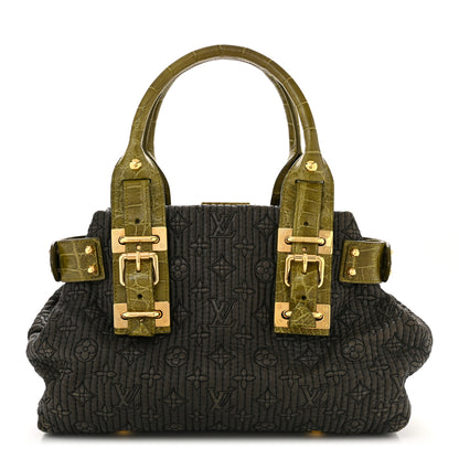 Louis Vuitton Monogram Motard Alligator Biker Vert Grey 1 of 10