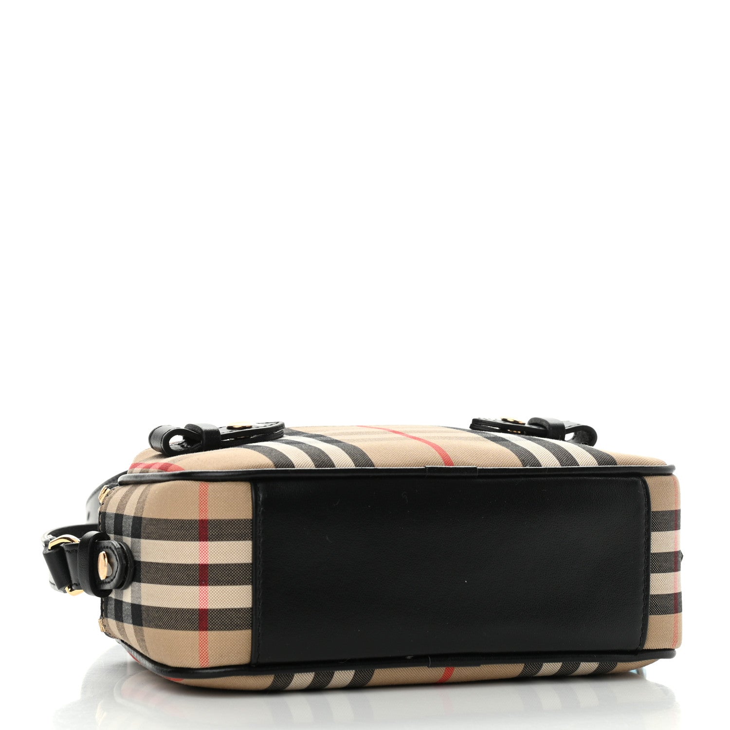 Burberry Calfskin Vintage Check Micro Camera Bag Archive Beige 4 of 11