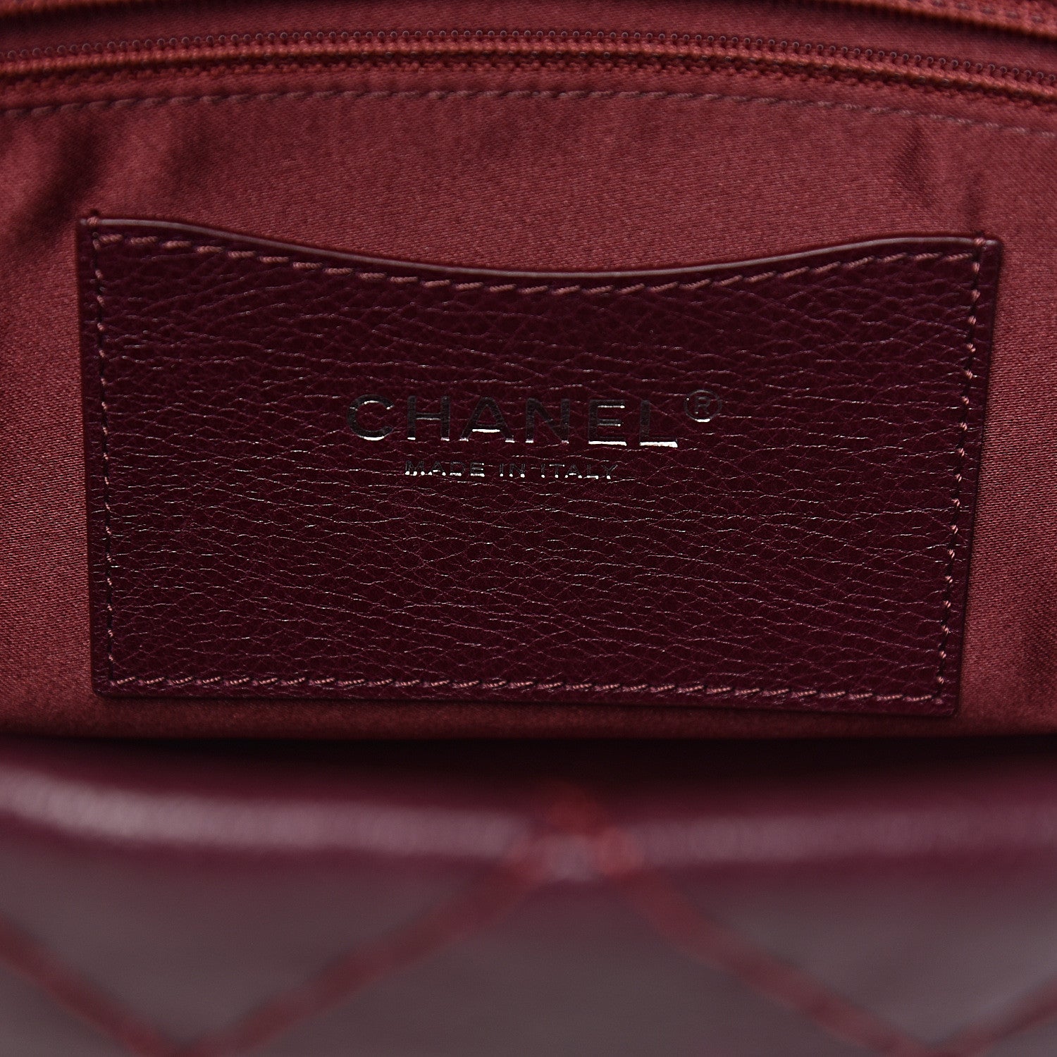 Chanel Glazed Calfskin Stitched On The Road Flap Plum 6 of 10
