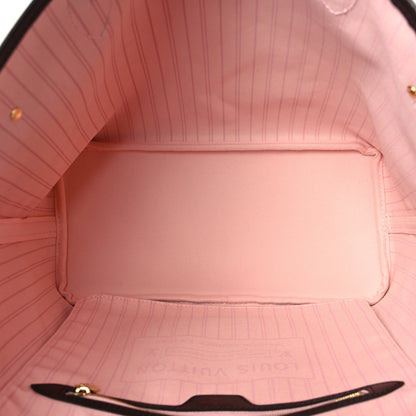 Louis Vuitton Damier Ebene Neo Neverfull MM Rose Ballerine 5 of 8