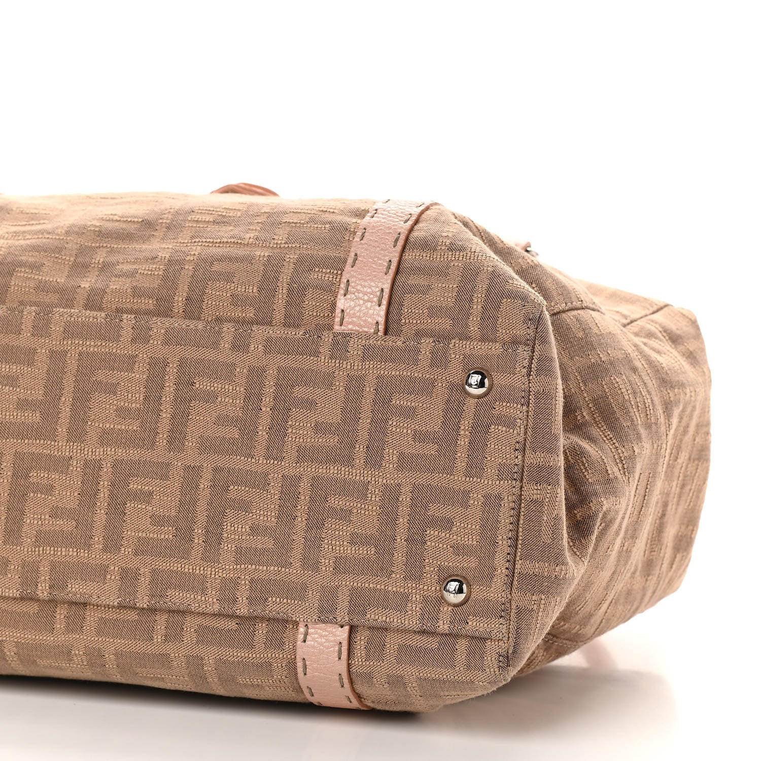 Fendi Zucca Cuoio Shoulder Bag Cipria 8 of 15