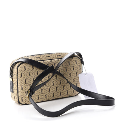 Saint Laurent Canvas Monogram All Over Camera Bag Beige 3 of 10