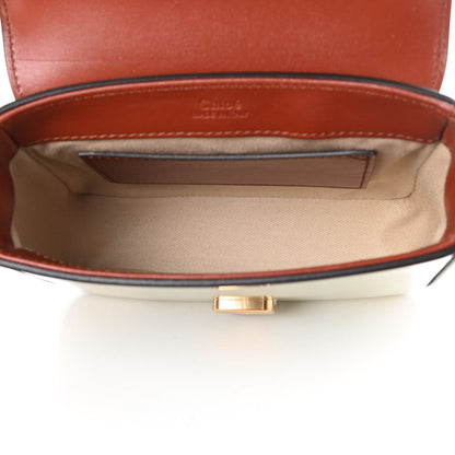 Chloe Shaded Glossy Calfskin Lizard Embossed Mini C Double Carry Antique Green 5 of 10
