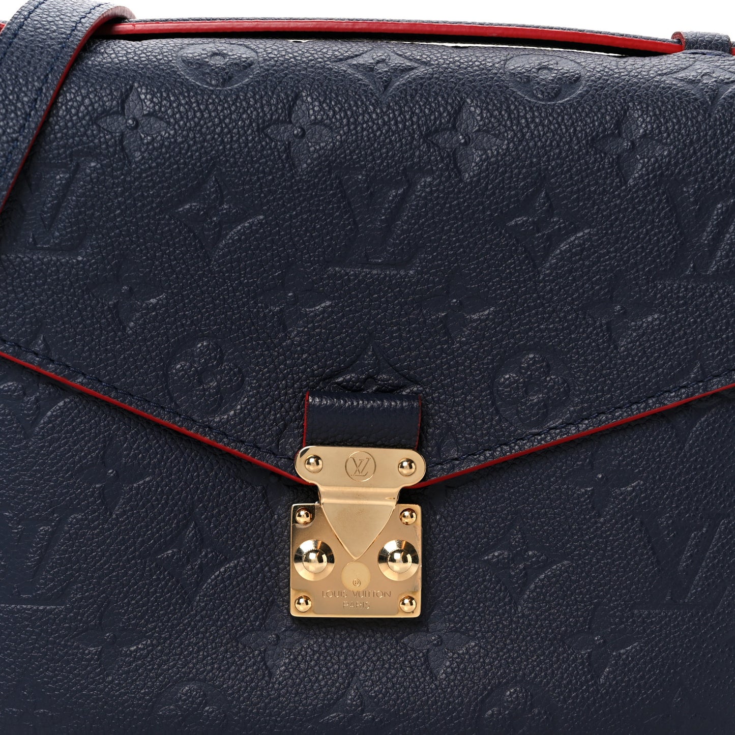 Empreinte Pochette Metis Marine Rouge