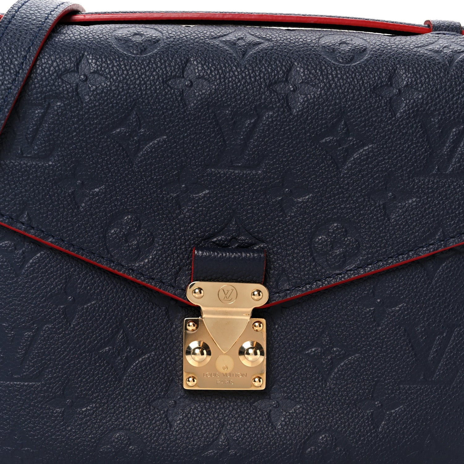 Louis Vuitton Empreinte Pochette Metis Marine Rouge 10 of 12