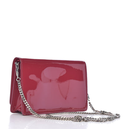 Givenchy Patent Pandora Chain Wallet Raspberry 3 of 10