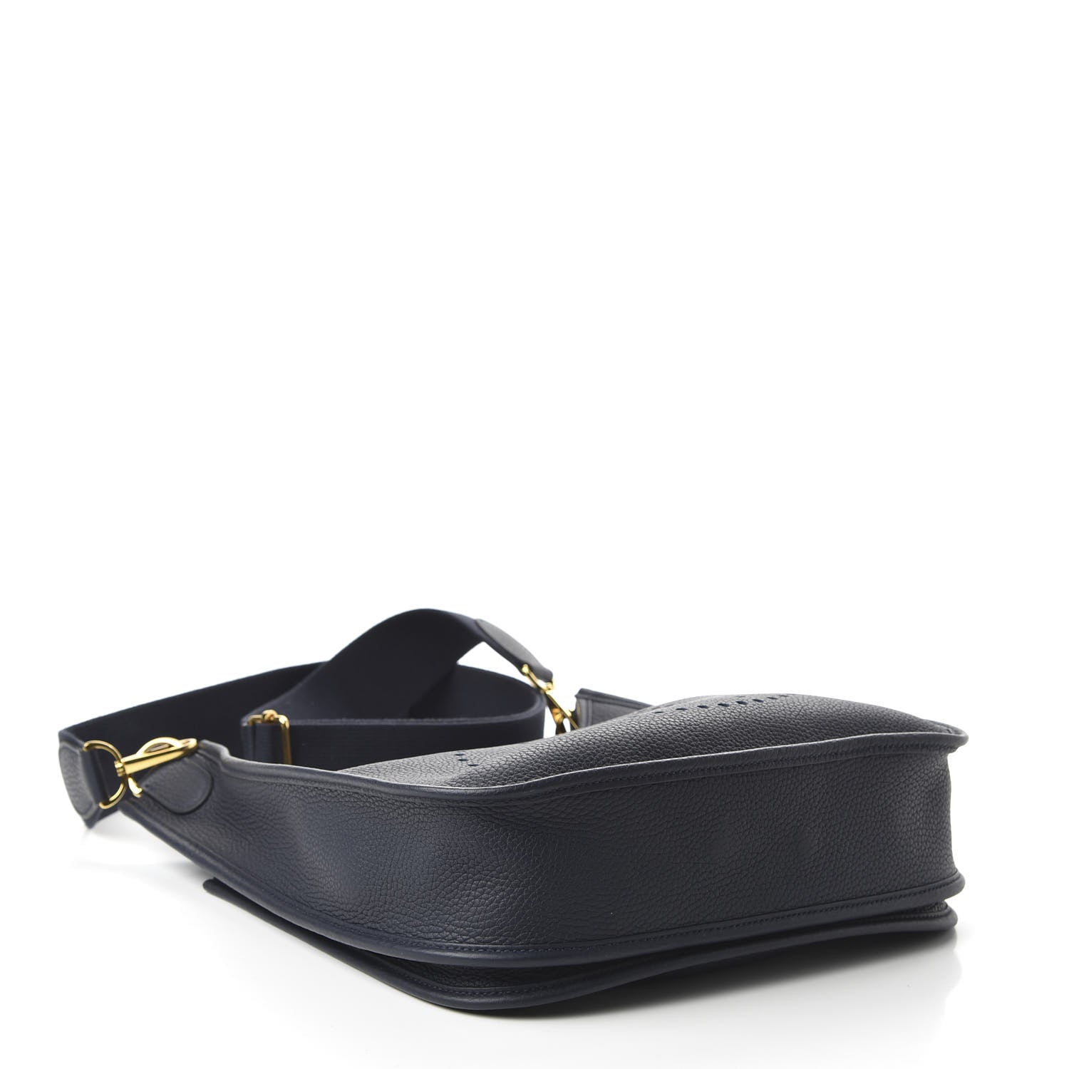 Hermes Taurillon Clemence Evelyne III PM Bleu Nuit 4 of 10