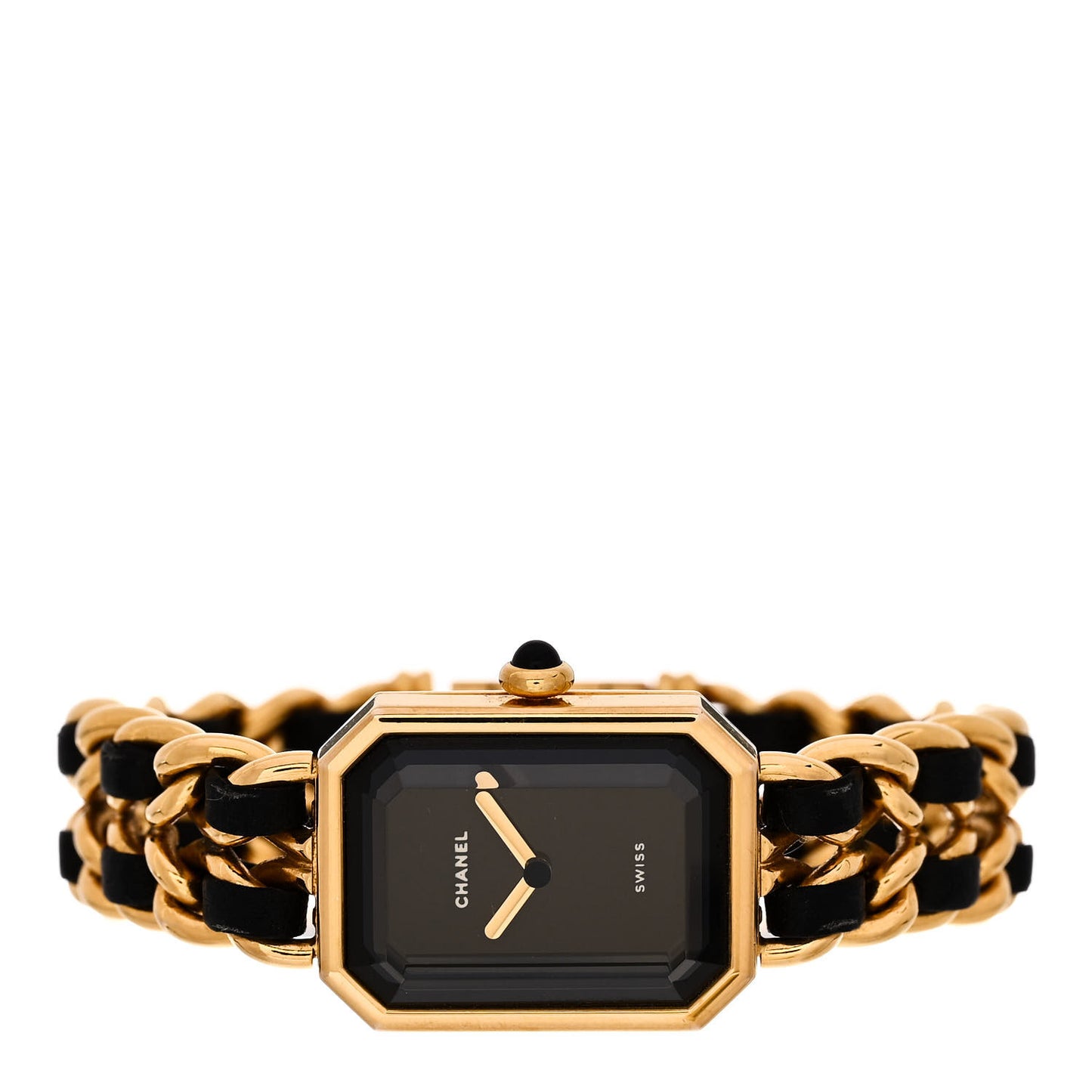 Stainless Steel Lambskin 20mm Chain Premiere Quartz Watch Gold M