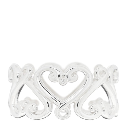 Tiffany Sterling Silver Paloma Picasso Venezia Goldoni Band Ring 52 6 1 of 4