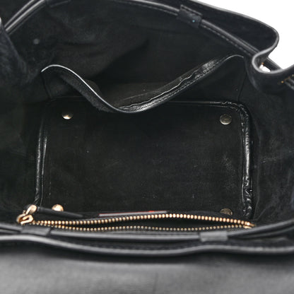 Valentino Garavani Vitello Rockstud Demilune Backpack Black 5 of 9