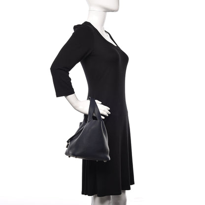 Hermes Taurillon Clemence Picotin Lock 18 PM Bleu Abysse 2 of 11