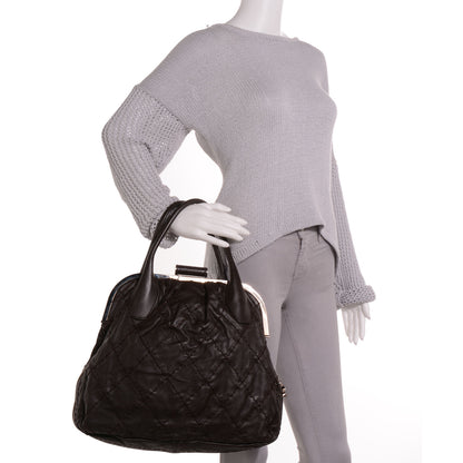 Chanel Calfskin Expandable Stitched Frame Bag Dark Brown 2 of 7