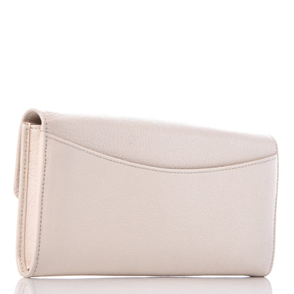 Mulberry Glossy Goatskin Dome Rivet Continental Wallet Cream 3 of 8
