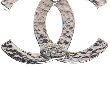 Chanel Crystal CC Earrings Silver 3 of 4