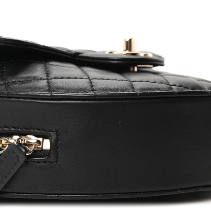 Chanel Lambskin Quilted Large CC In Love Heart Bag Black 8 of 9