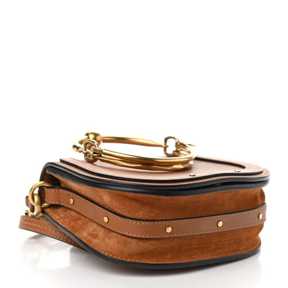 Chloe Calfskin Suede Small Nile Bracelet Bag Caramel 6 of 15
