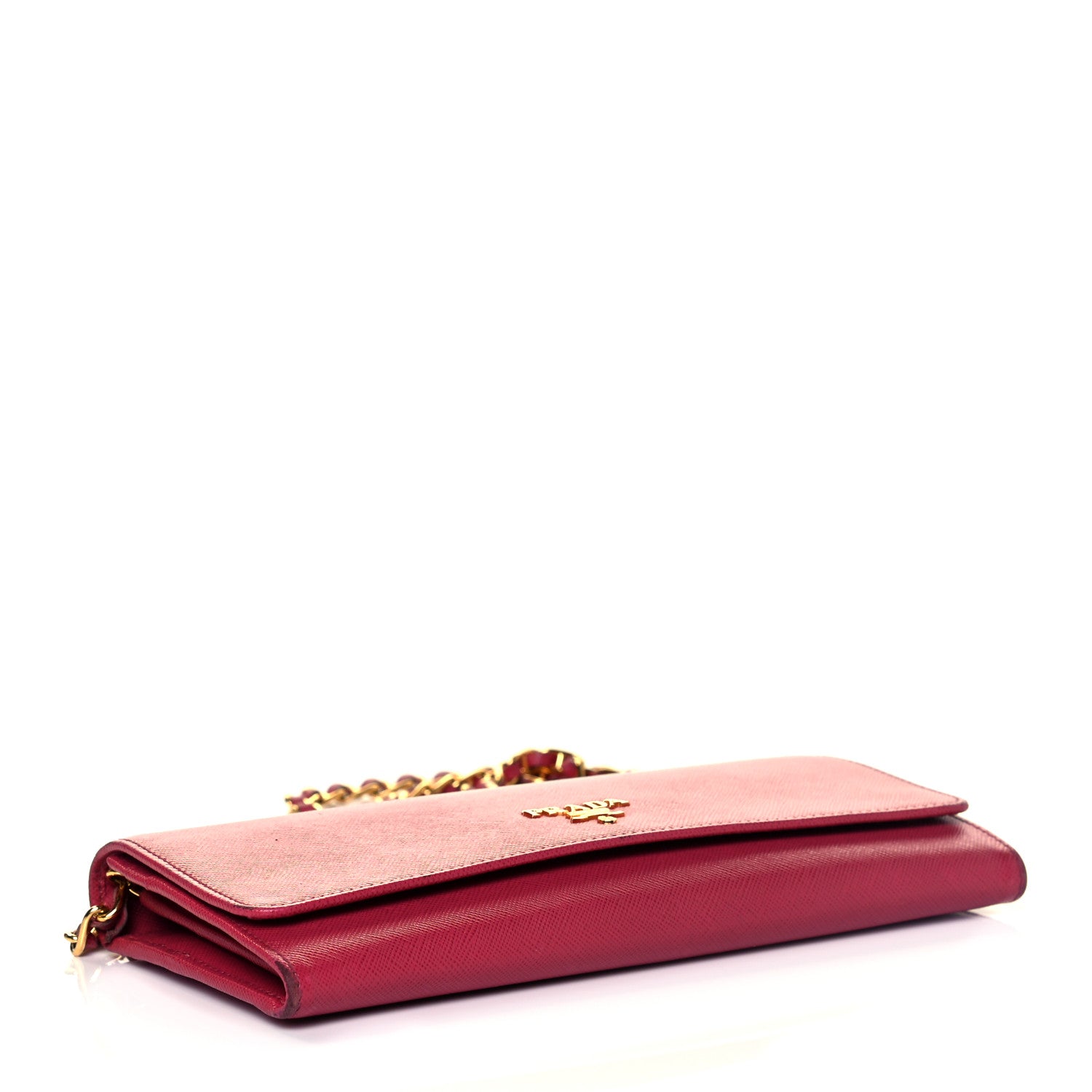 Prada Saffiano Metal Oro Chain Wallet Tamaris 4 of 11